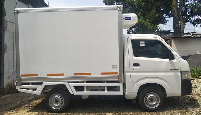 Suzuki Carry Pick Up Karoseri Box: Pilihan Terbaik Distributor Es Kristal di Lumajang & Jember